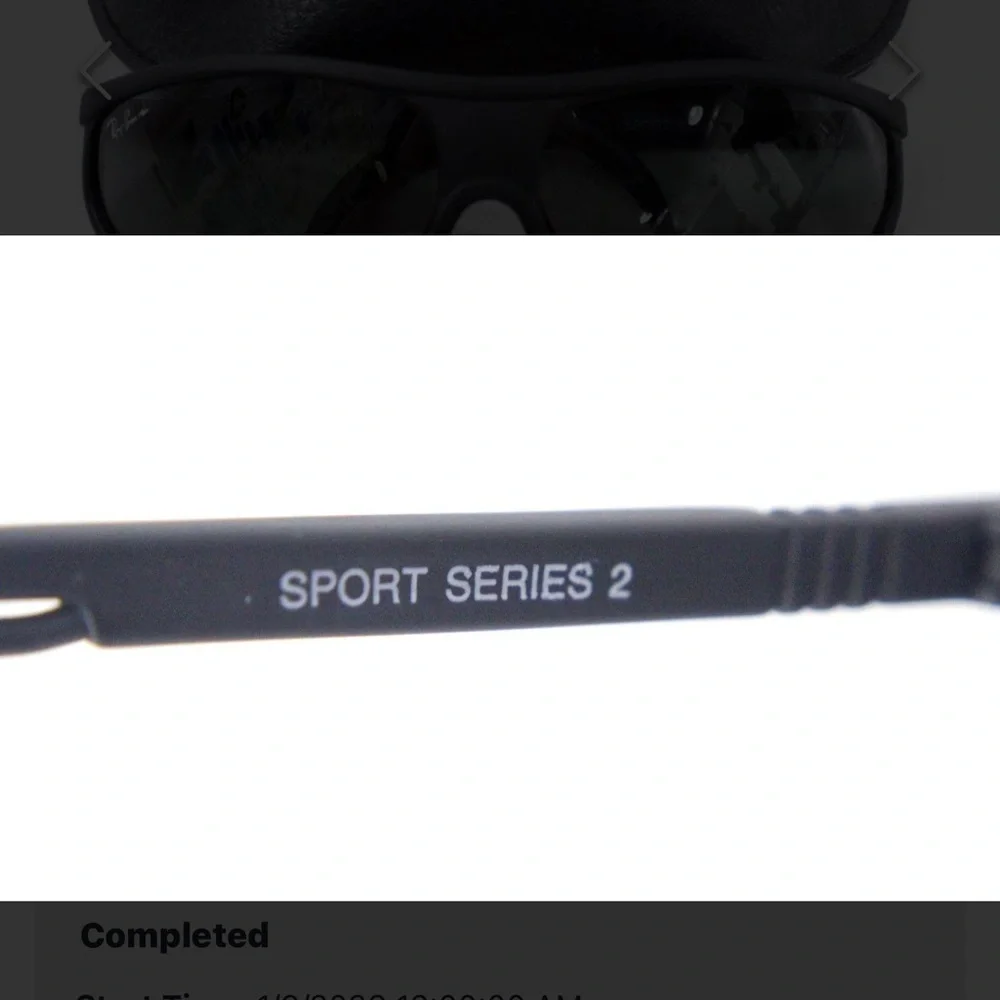 Ray-Ban Black Sport Series Sunglasses